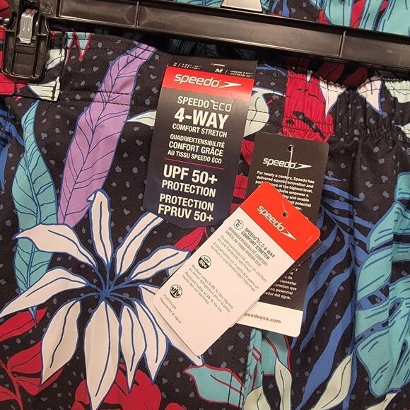 NWT Speedo UPF50 Tropical Bondi Board Short Swim Shorts Trunks Sizes M L - Picture 5 of 5